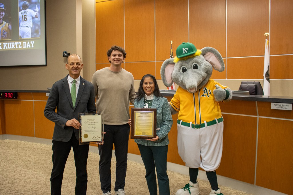 West Sacramento recognizes MLB ‘Rookie of the Year’ Nick Kurtz – Daily Democrat