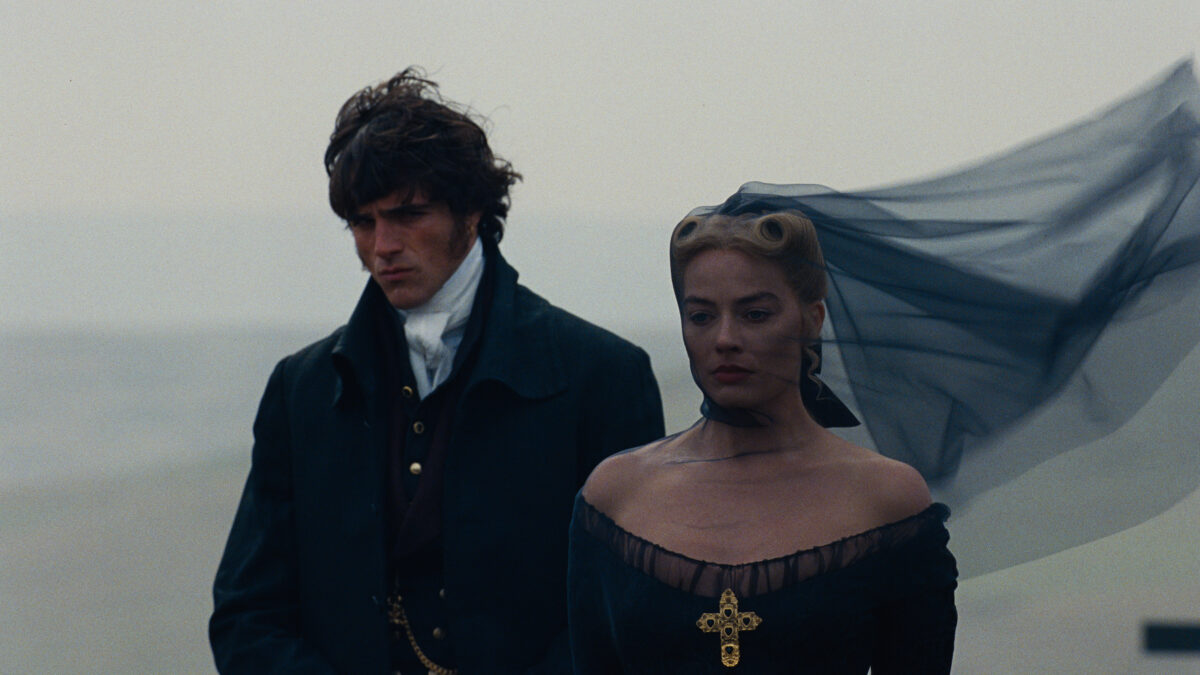Jacob Elordi and Margot Robbie in 