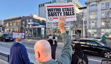 Lyft, Uber Drivers Protest Waymo Robotaxis in San Francisco