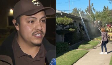 101-Year-Old Woman Rescued from Her Burning California Home by a UPS Driver