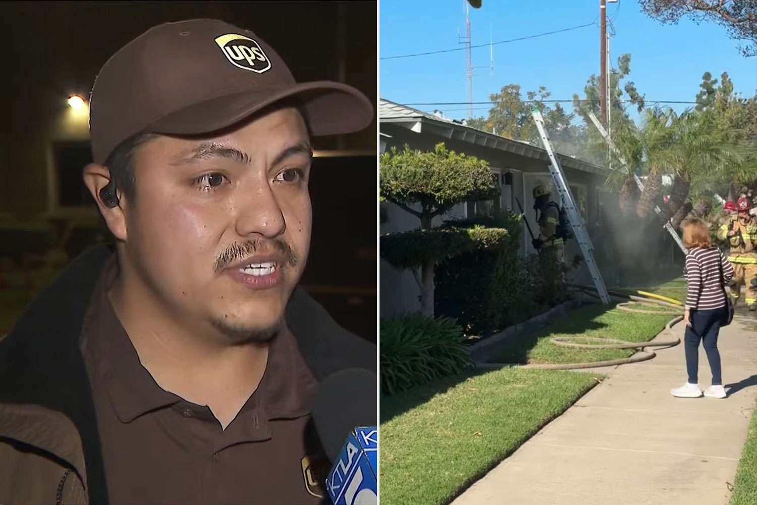 101-Year-Old Woman Rescued from Her Burning California Home by a UPS Driver
