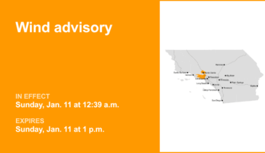 Wind advisory affecting Los Angeles County until Sunday afternoon – wind gusts reaching 50 mph – Daily News