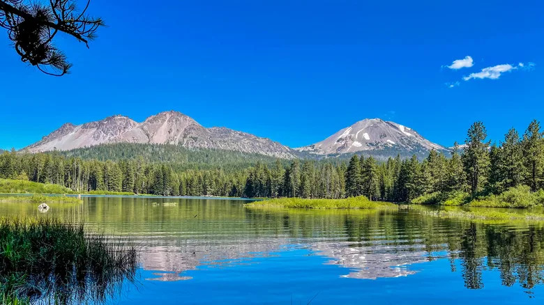 Manzanita Lake reflection at Lassen Volcanic National Park