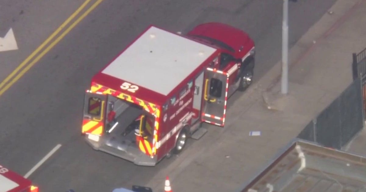 Food delivery robot, ambulance collide in Hollywood