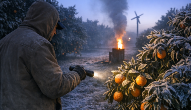 Fresno County growers brace for localized frost, monitor orchards