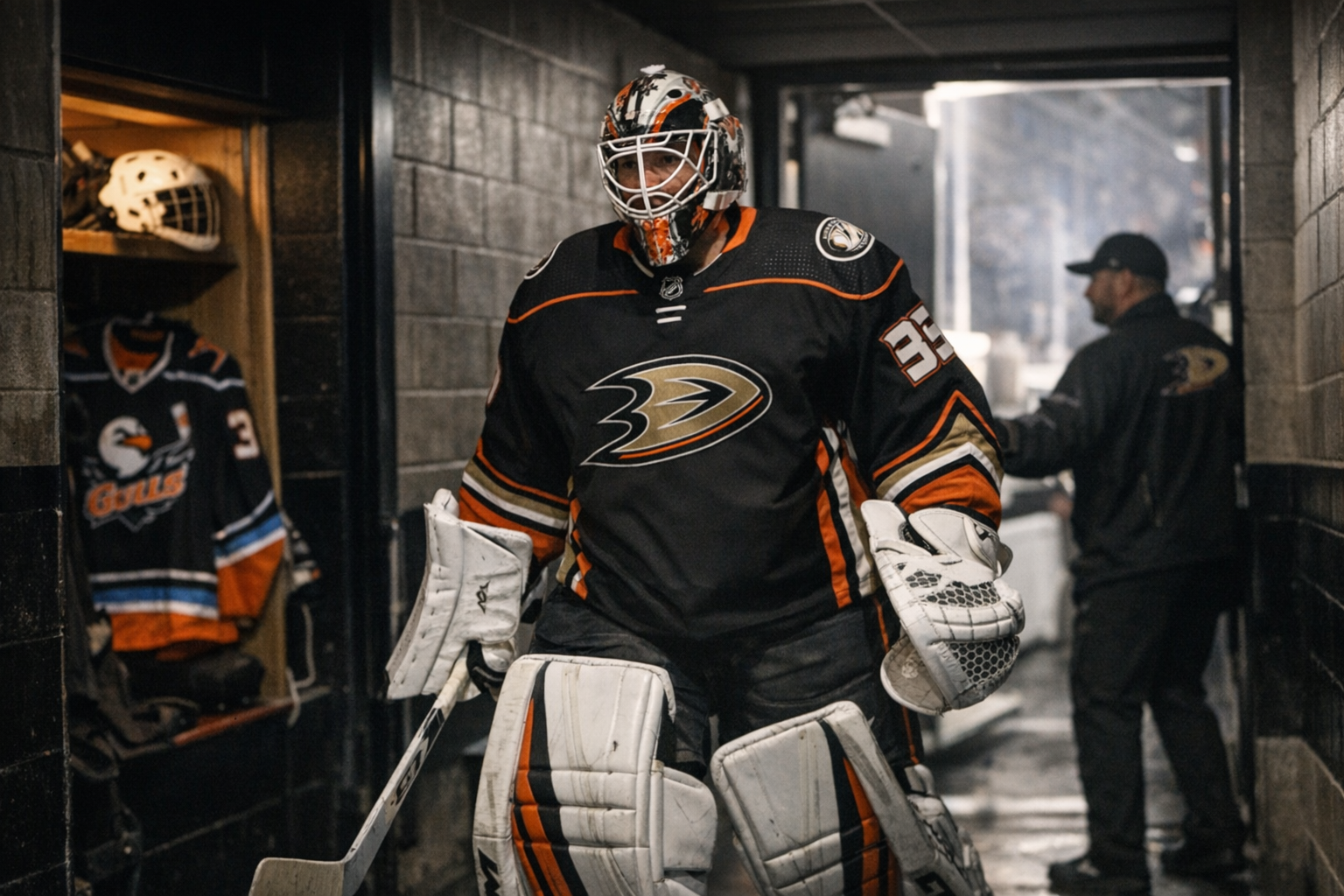 Ville Husso recalled to Anaheim from San Diego on emergency