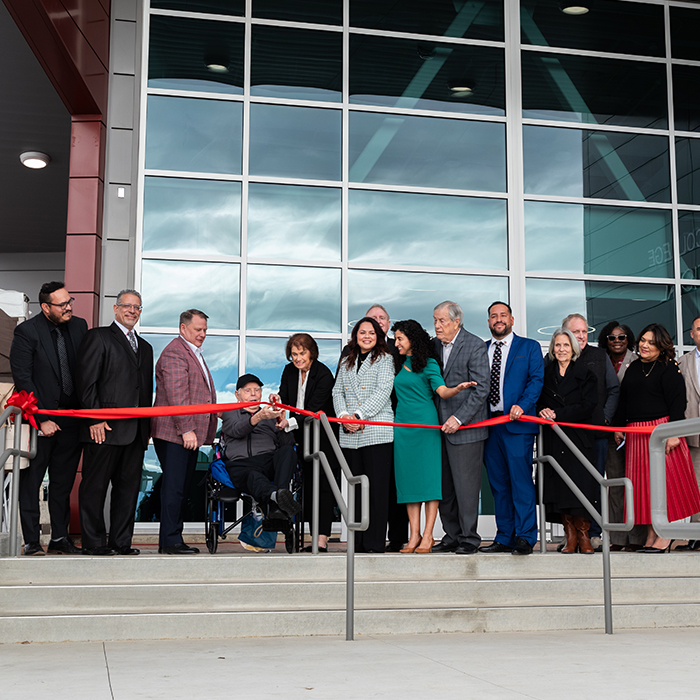 Arvin campus ribbon cutting