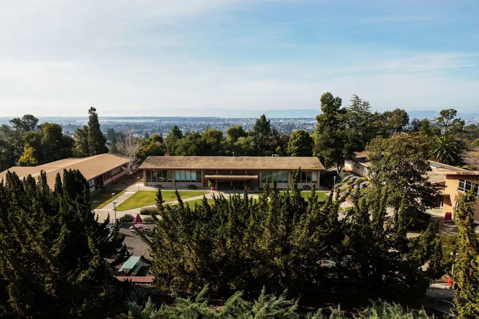 The former Holy Names University campus is nested in the Oakland hills. The proposed housing would create hiking trails worked into the landscape. (Yalonda M. James/S.F. Chronicle)