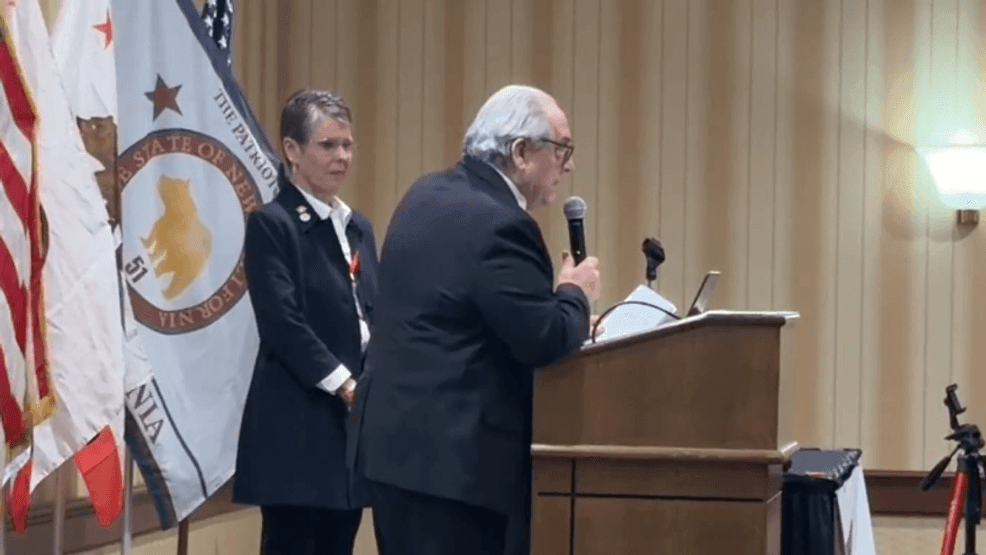 A politically conservative group hoping to split California into two states, called New California, is holding its convention in Redding. Photo taken on Friday, Jan. 23, 2026 (KRCR)