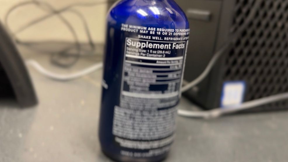There are no regulations around kratom products currently, and while Lowe shared many natural kratom products have labels saying the products are not for people under 21 it is rare for retailers to ask for ID due to the lack of requirement. A Northstate News employee purchased this bottle and was not asked to prove their age. Photo taken at KRCR January 16th, 2026.(KRCR)