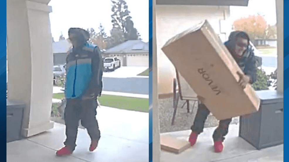 {p}The Bakersfield Police Department is asking for the community’s help in identifying a man allegedly impersonating an Amazon employee and stealing a package from a northwest Bakersfield home. PHOTO: BPD{/p}