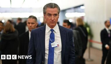 Gavin Newsom says Trump administration blocked his Davos event