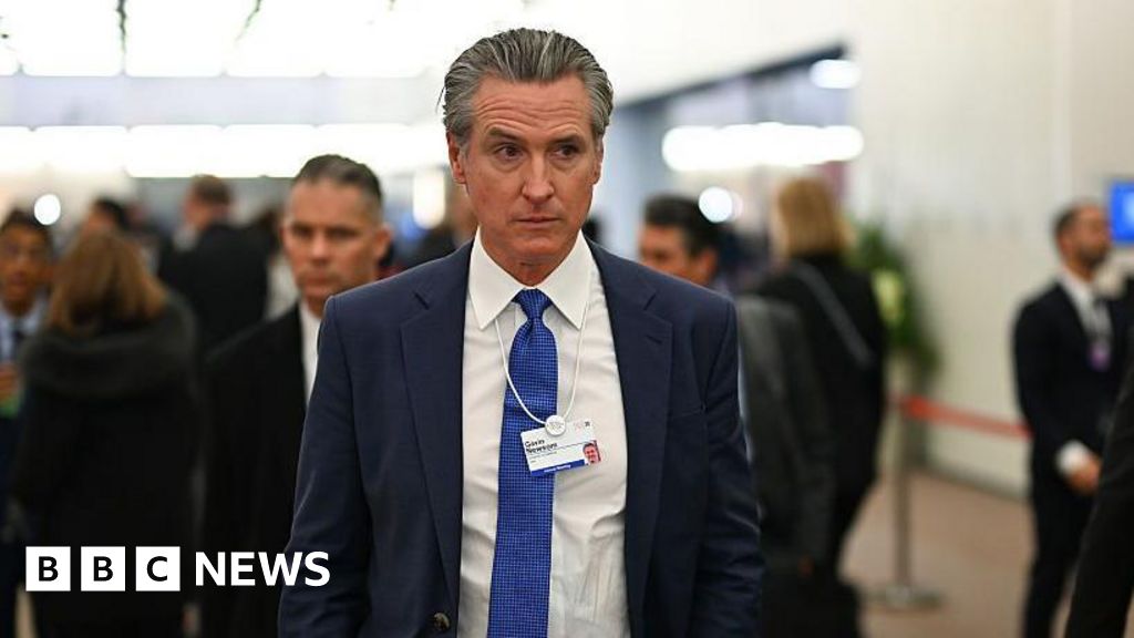 Gavin Newsom says Trump administration blocked his Davos event
