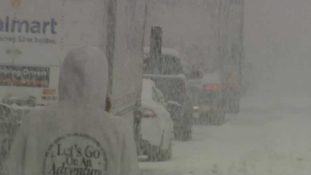 Rain and snow in Northern California to ease Monday