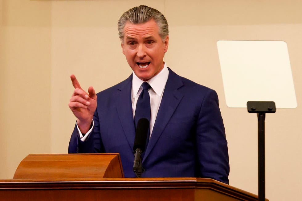 california govern gavin newsom delivers state of the state address in sacramento