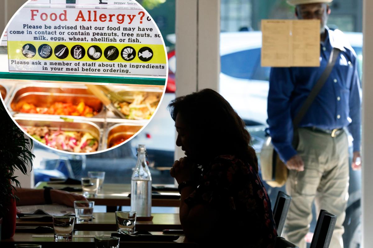 California restaurant menus now have to disclose food allergens