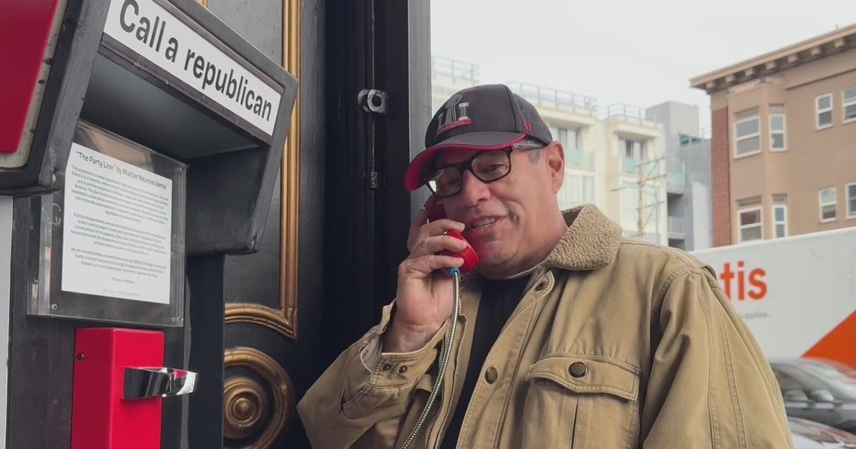 Phone booth in San Francisco lets people "call a Republican" in Texas