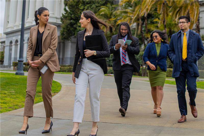 Students at the capitol