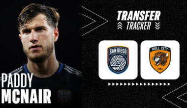 San Diego FC transfer Paddy McNair to Hull City