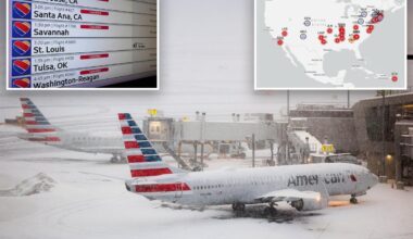 California sees rash of flight cancellations due to massive winter storm