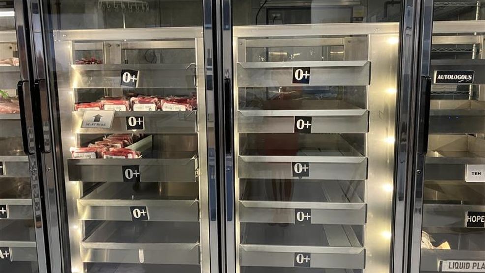 The Houchin Community Blood Bank in Bakersfield is actively seeking more O- negative and O-positive blood type donors. KBAK/KBFX