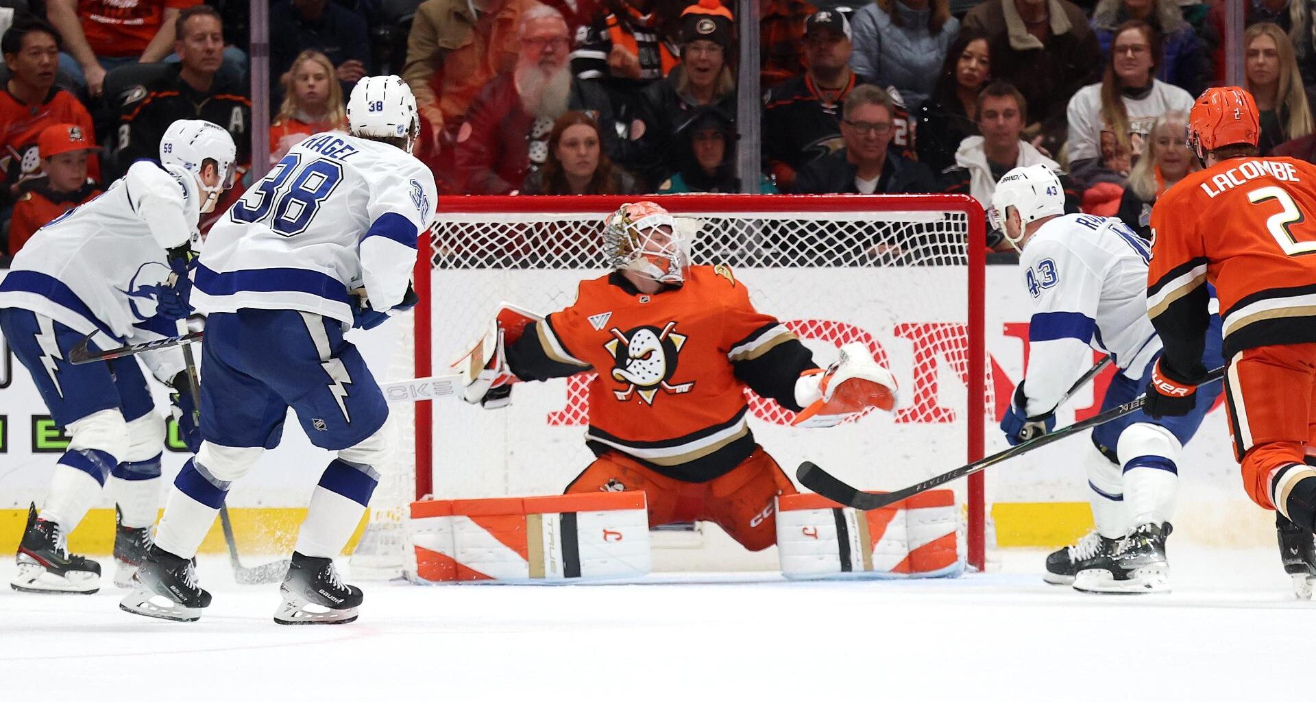Darren Raddysh scores in OT, Lightning beat Ducks 4-3 in coach Jon Cooper's 1,000th game