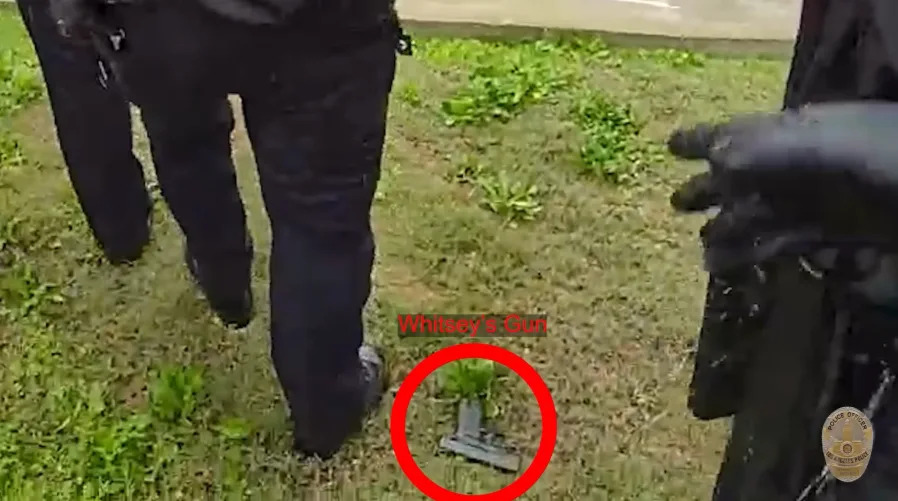 New footage shows officer-involved shooting where suspect fired at LAPD helicopter. Nov. 2024. (LAPD)