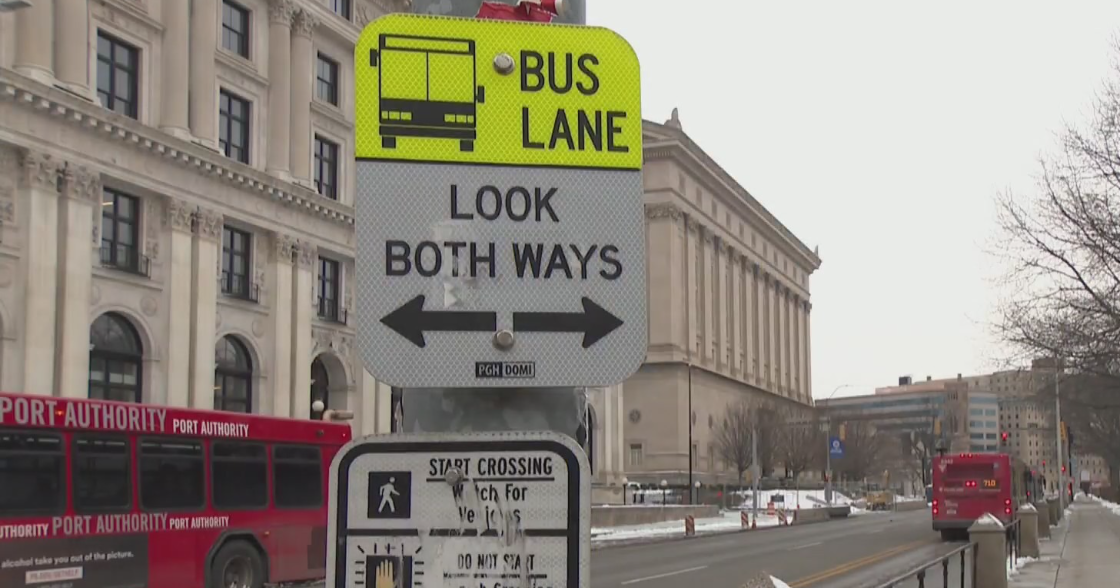 Pittsburgh Regional Transit retiring Fifth Avenue bus lane in Oakland