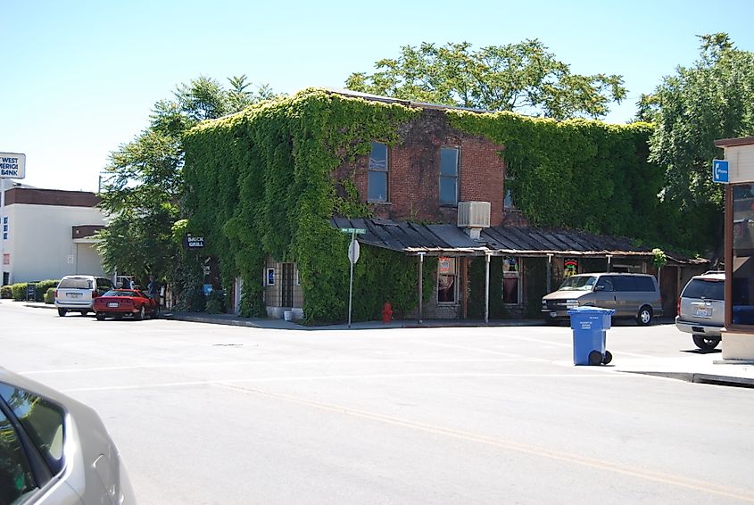 The Brick House, downtown Kelseyville, California