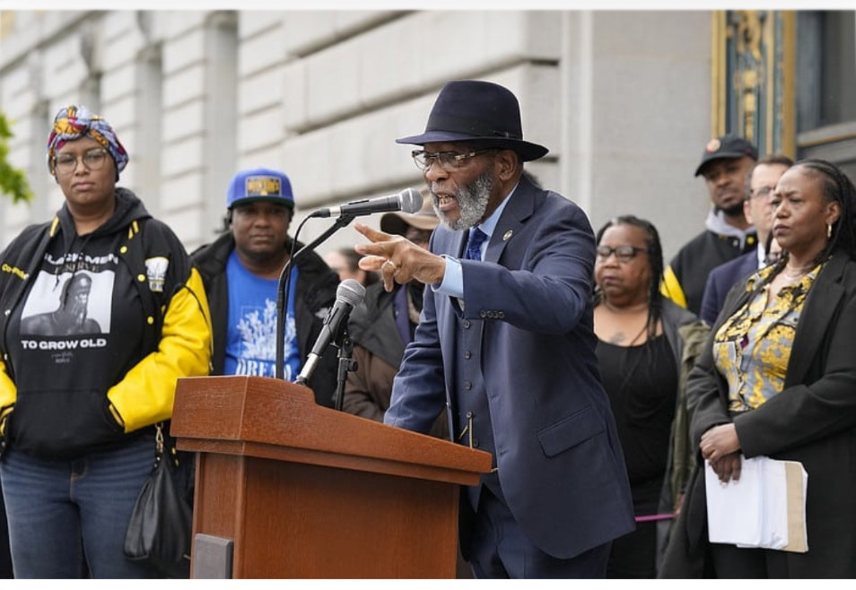 dr.-rev.-amos-c.-brown-speaks-at-a-reparations-rally-on-the-steps-of-san-francisco-city-hall.-courtesy-tbc-sf-, $5 Million Reparations Fund: From Slavery’s Shadows, SF Mayor Signs Historic Measure for Black San Franciscans, Featured Local News & Views