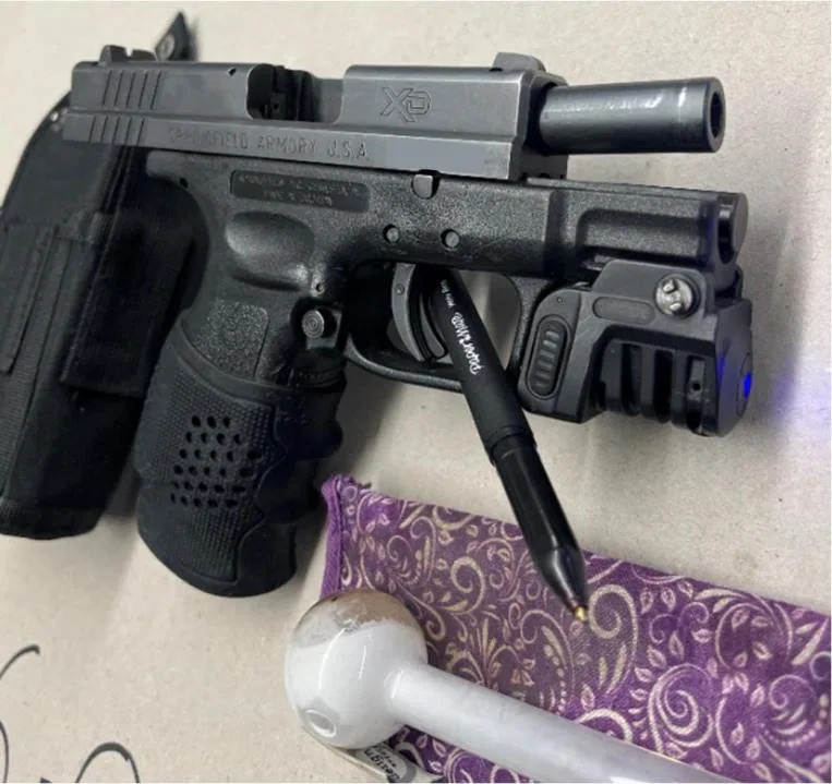 <em>A handgun was seized following a road-rage shooting in San Jose on Jan. 22, 2026. (SJPD)</em>