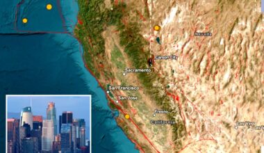 California region rocked by over a dozen earthquakes in 24 hours