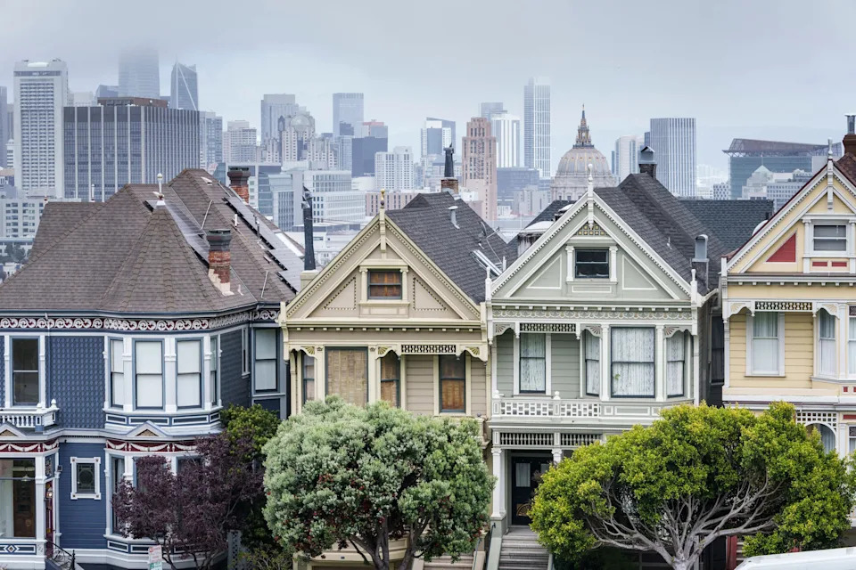 San Francisco victorian-style homes
