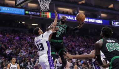 Brown scores 29 points and Celtics pull away in 4th quarter for 120-106 win over Kings :: WRAL.com