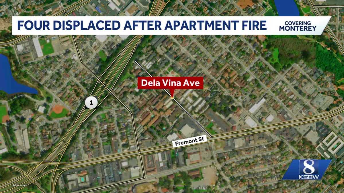 Fire displaces 4 at California apartment complex