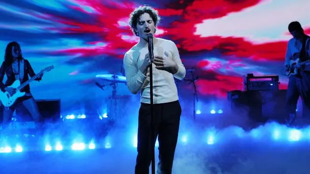 Benson Boone appears on ABC's 'Jimmy Kimmel Live!' (Disney/Randy Holmes)