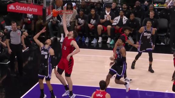 Deni Avdija scores 26 points in return from back injury, Trail Blazers beat Kings 117-110