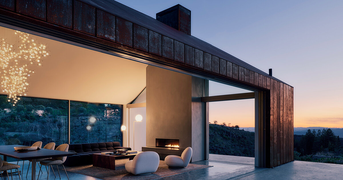 garde hvalsøe crafts a fire-resistant retreat in california's napa valley
