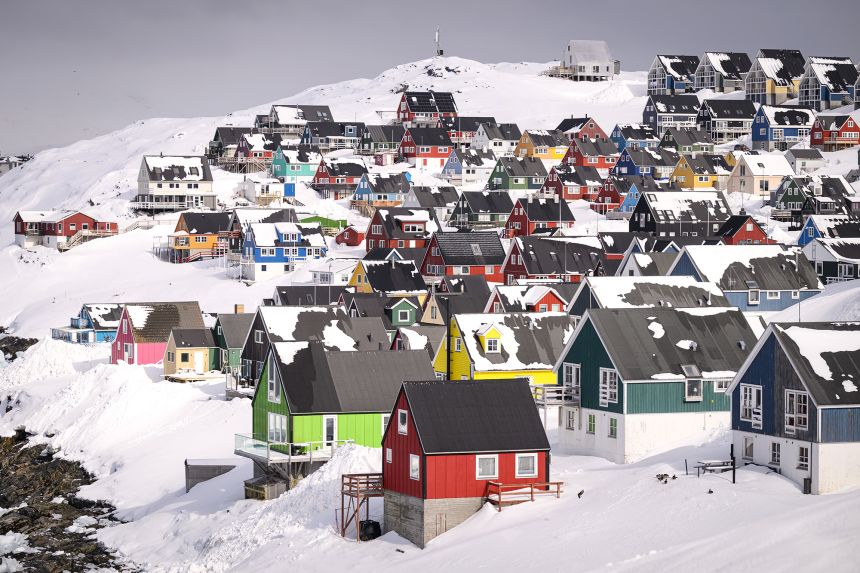 Nuuk, the capital of Greenland.