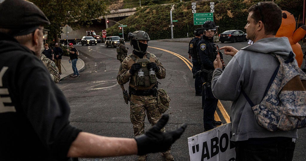 Trump says National Guard is leaving Chicago, Los Angeles and Portland