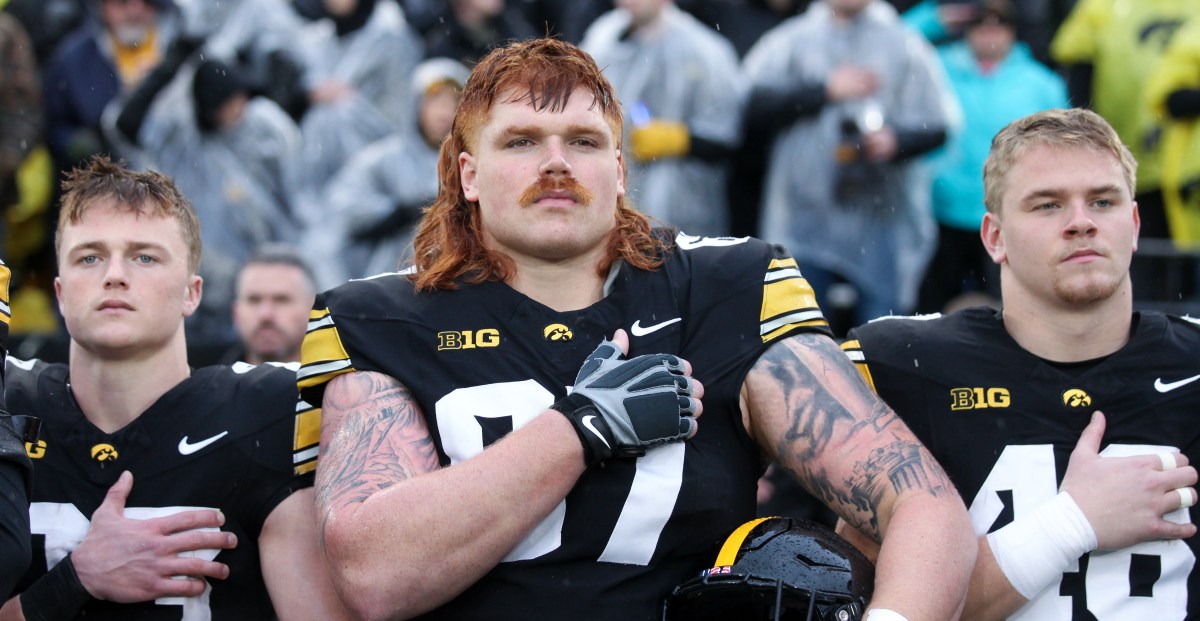 Las Vegas Raiders draft: Hear from Iowa’s Gennings Dunker at Senior Bowl