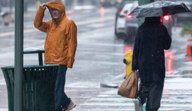 Sunday showers in store for Southern California