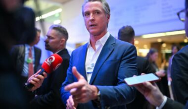 Newsom says Trump administration pressured cancellation of Davos interview