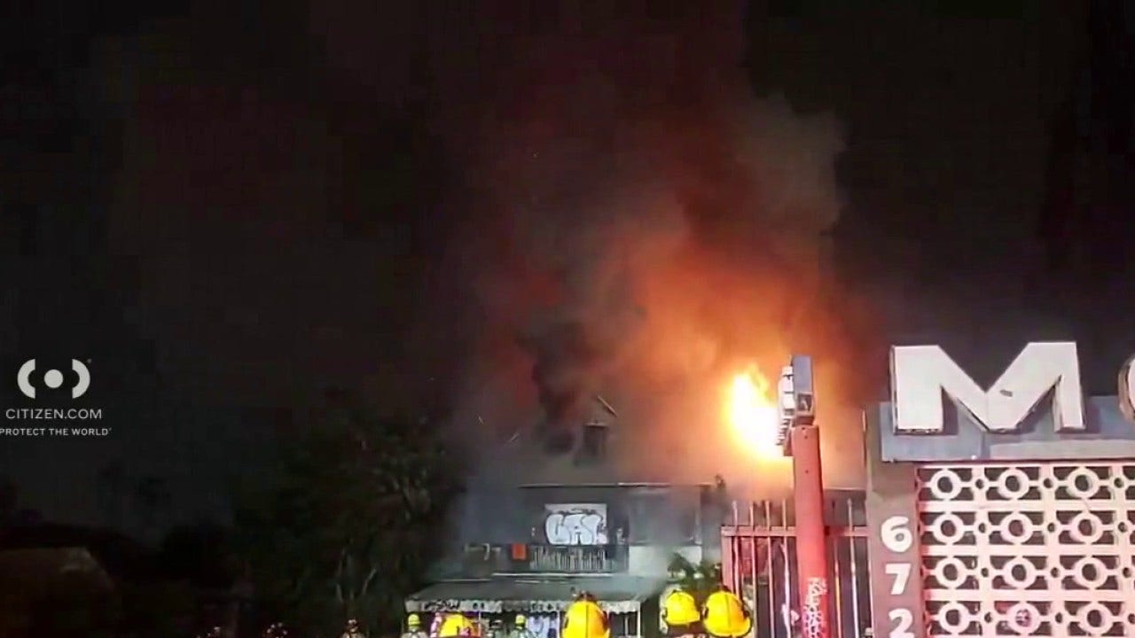 Historic Hollywood landmark burns down