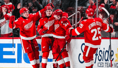 RECAP: Red Wings’ 4-2 victory over Sharks was ‘a big bounce-back game’