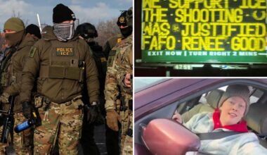 California freeway billboard hijacked with pro-ICE message