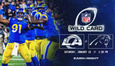 Rams to face Panthers in Wild Card round of playoffs
