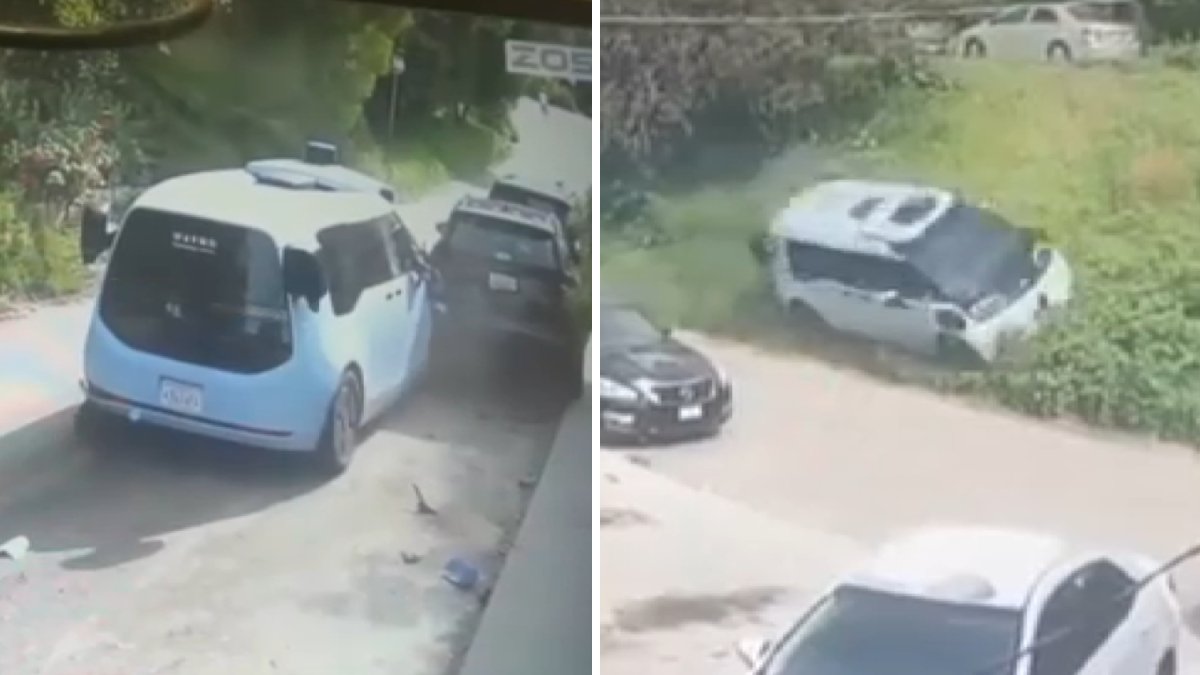 Waymo goes rogue in Echo Park, crashes into several parked cars   – NBC Los Angeles