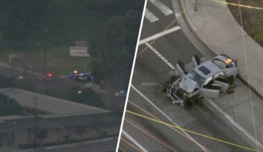 Robbery suspects involved in pair of crashes in Fullerton – NBC Los Angeles