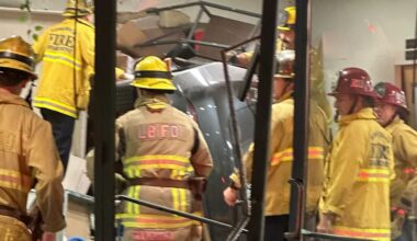 Speeding Tesla crashes through Bixby Knolls pharmacy, slams into coffee shop • Long Beach Post News